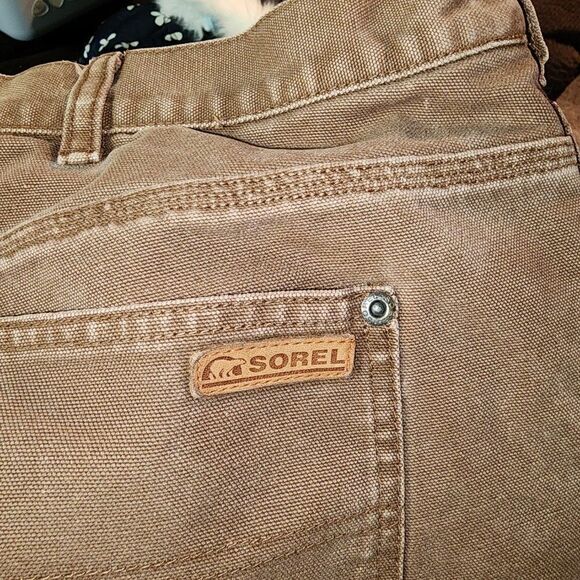 Sorel Mens Insulated Work Pants Losse Fit Rugged Flex - Picture 4 of 7